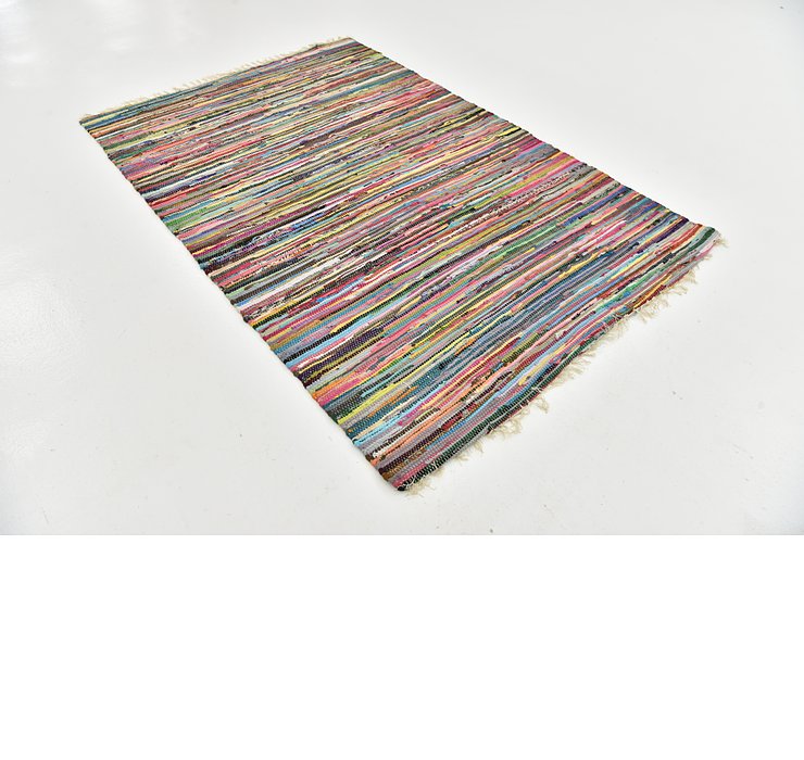 140cm x 208cm Chindi Cotton Rug