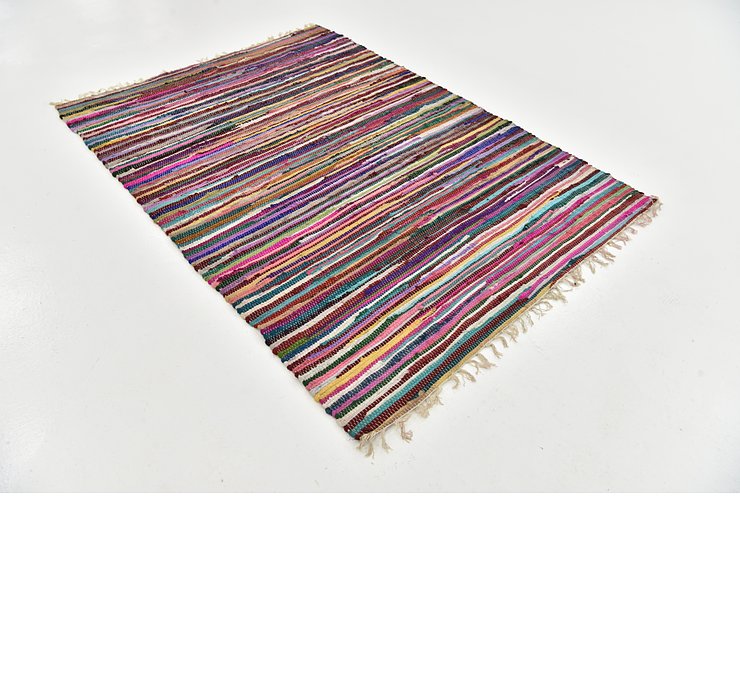 4' 7 x 6' 5 Chindi Cotton Rug