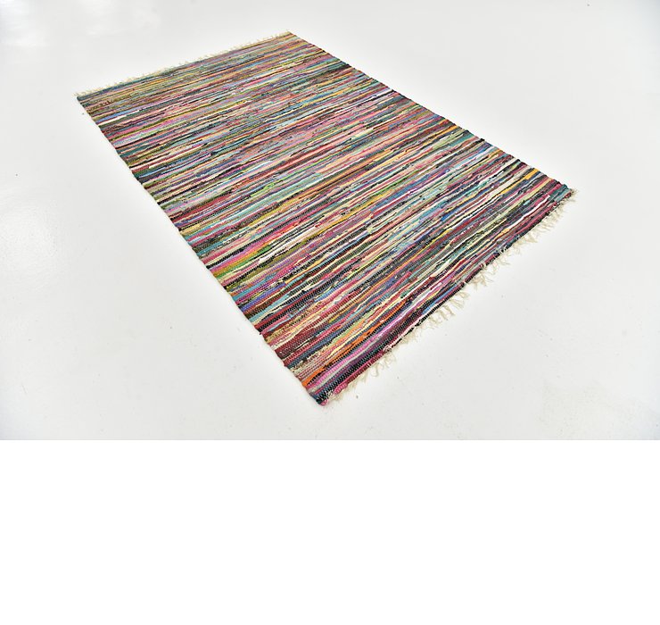 4' 7 x 6' 6 Chindi Cotton Rug