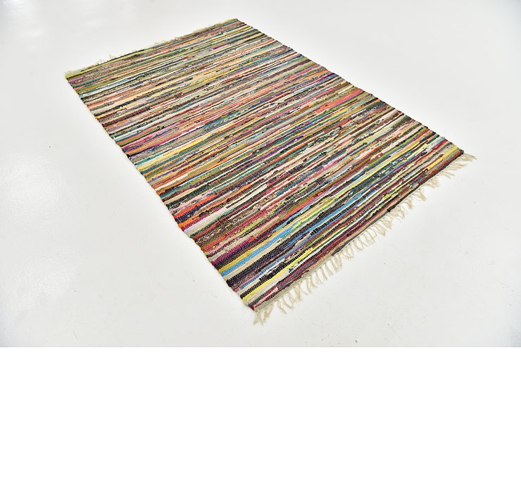 4' 8 x 6' 8 Chindi Cotton Rug