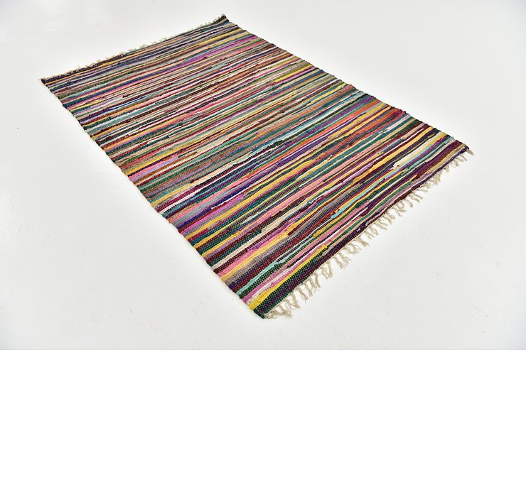 4' 7 x 6' 5 Chindi Cotton Rug