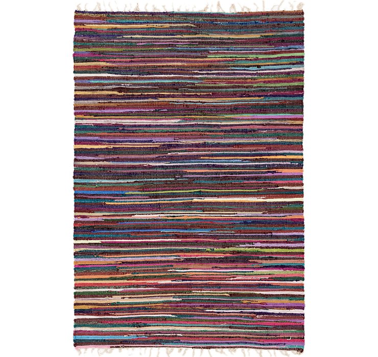140cm x 203cm Chindi Cotton Rug