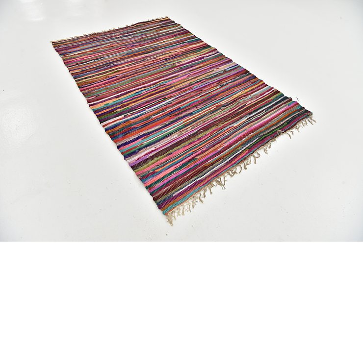 140cm x 208cm Chindi Cotton Rug