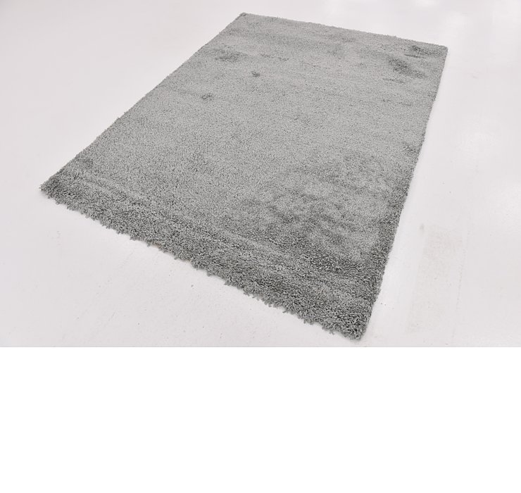5' 4 x 7' Solid Shag Rug