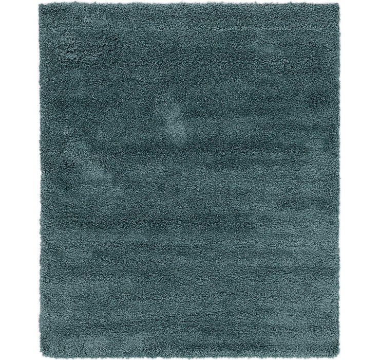 5' 3 x 6' 3 Solid Shag Square Rug