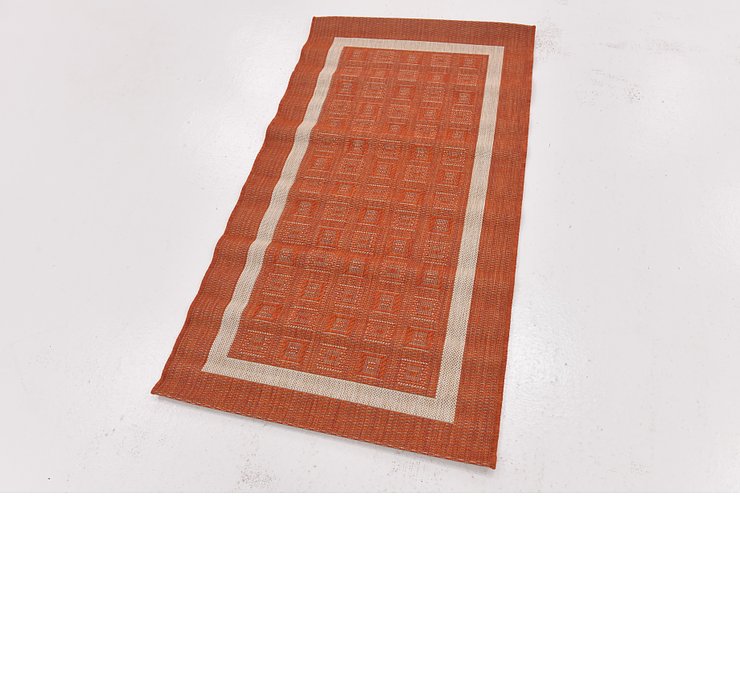 2' 7 x 4' 9 Outdoor Border Rug