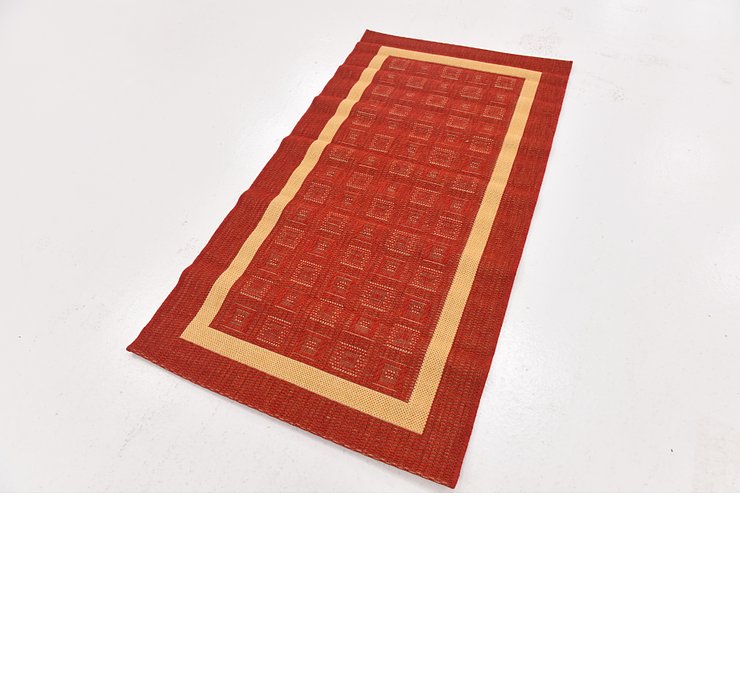 2' 7 x 4' 10 Outdoor Border Rug