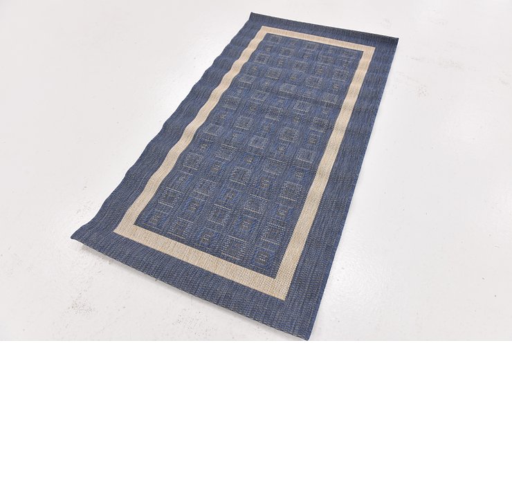 2' 7 x 4' 10 Outdoor Border Rug