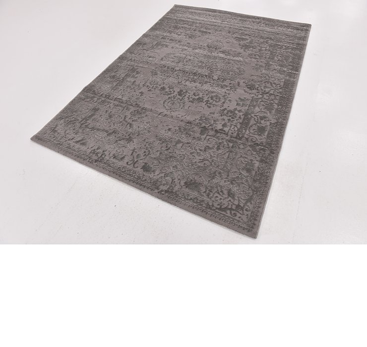 5' 3 x 7' 6 Carved Aubusson Rug
