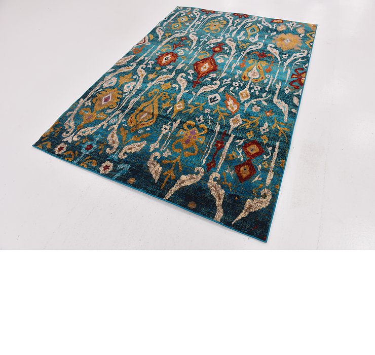 5' 3 x 7' 5 Ikat Rug
