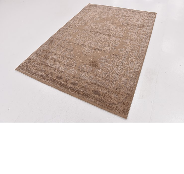 5' 3 x 7' 8 Carved Aubusson Rug