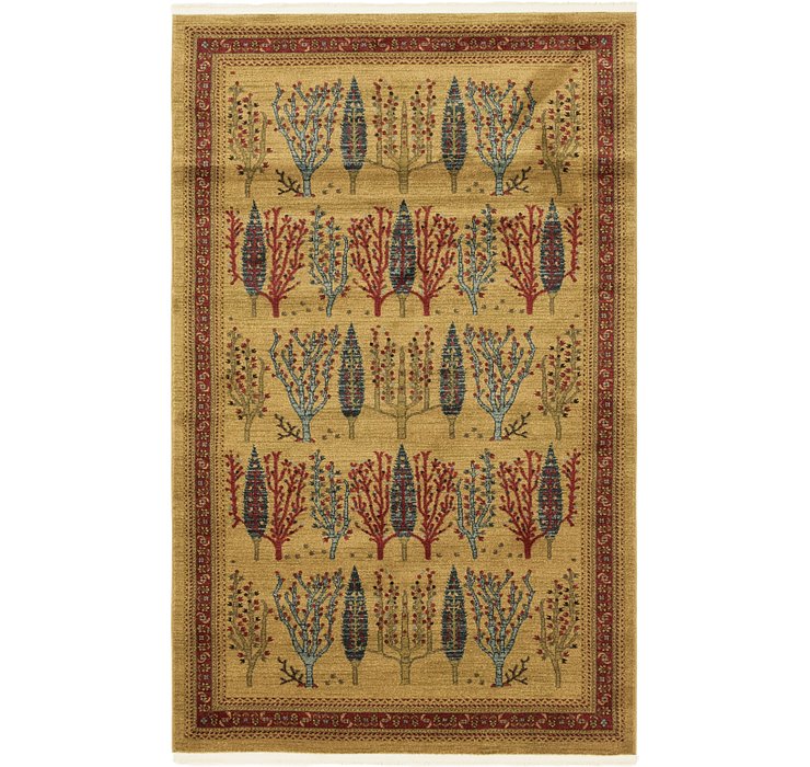 5' x 8' Kashkuli Gabbeh Rug