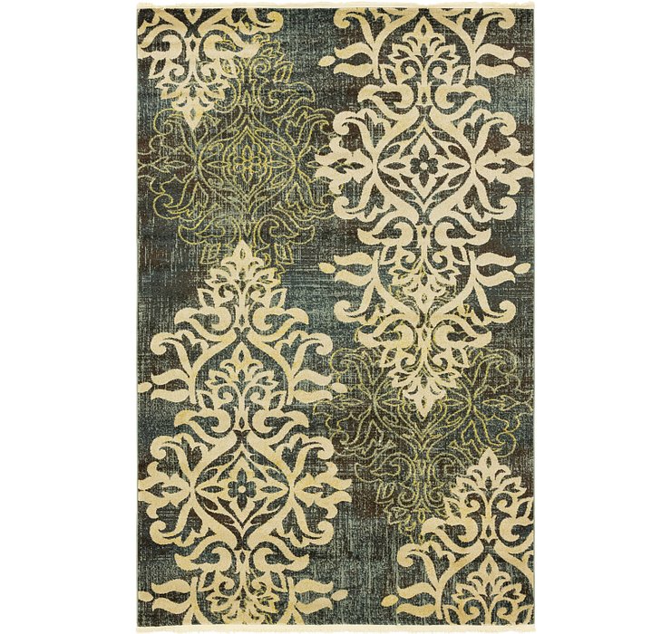 5' x 8' Damask Rug
