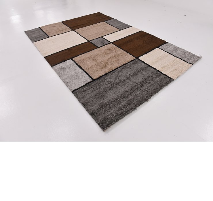 6' 7 x 9' 5 Multi-Tone Shag Rug