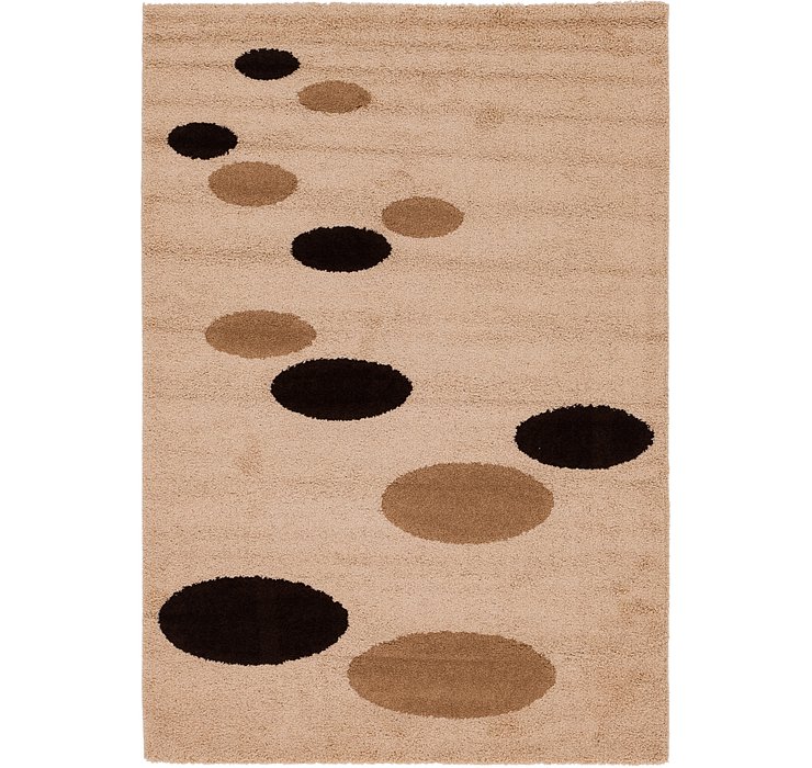 6' 6 x 9' 7 Multi-Tone Shag Rug
