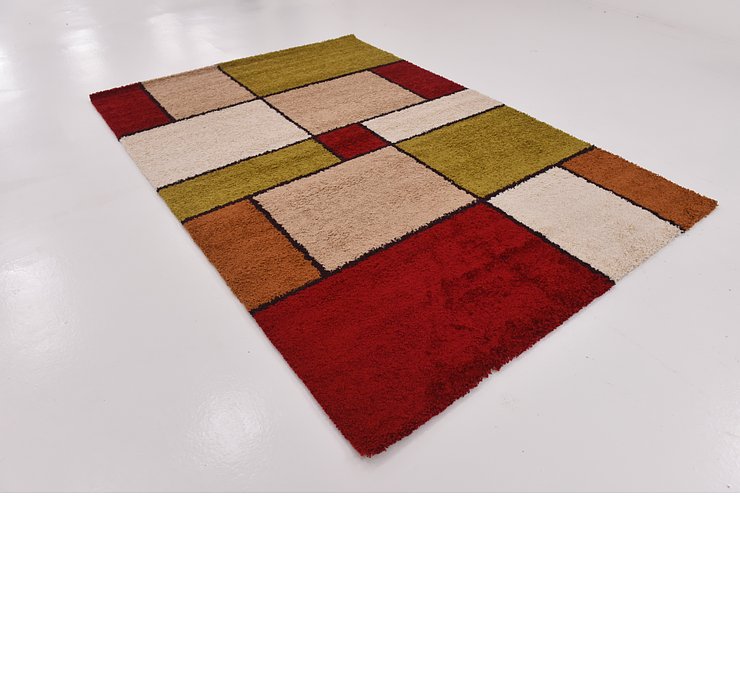 6' 7 x 9' 7 Multi-Tone Shag Rug