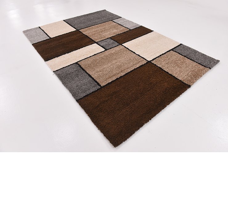6' 7 x 9' 6 Multi-Tone Shag Rug