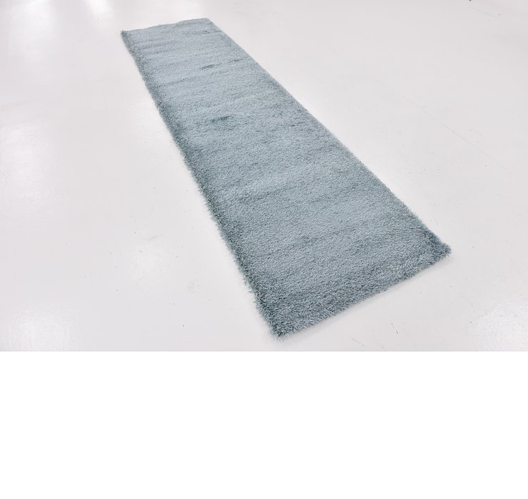 2' 7 x 10' Luxe Solid Shag Runner ...