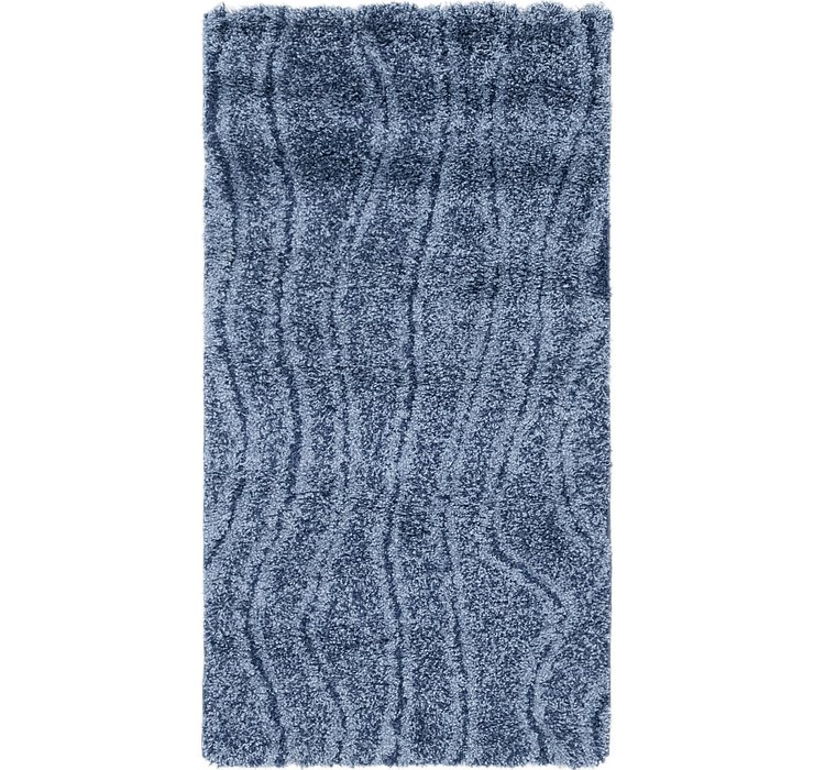 2' 7 x 4' 10 Multi-Tone Shag Rug