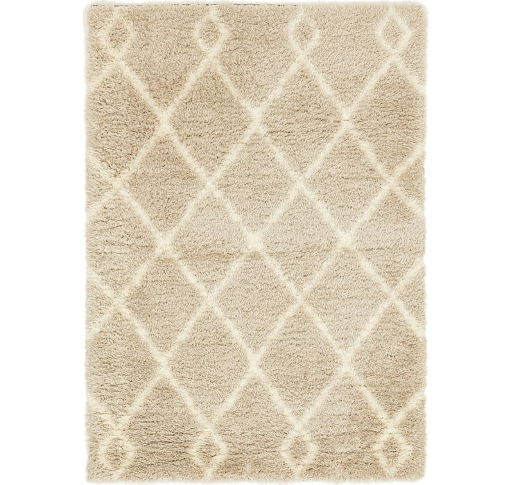 5' 3 x 7' 6 Morroccan Shag Rug