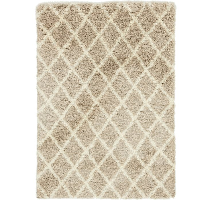 5' 3 x 7' 8 Morroccan Shag Rug