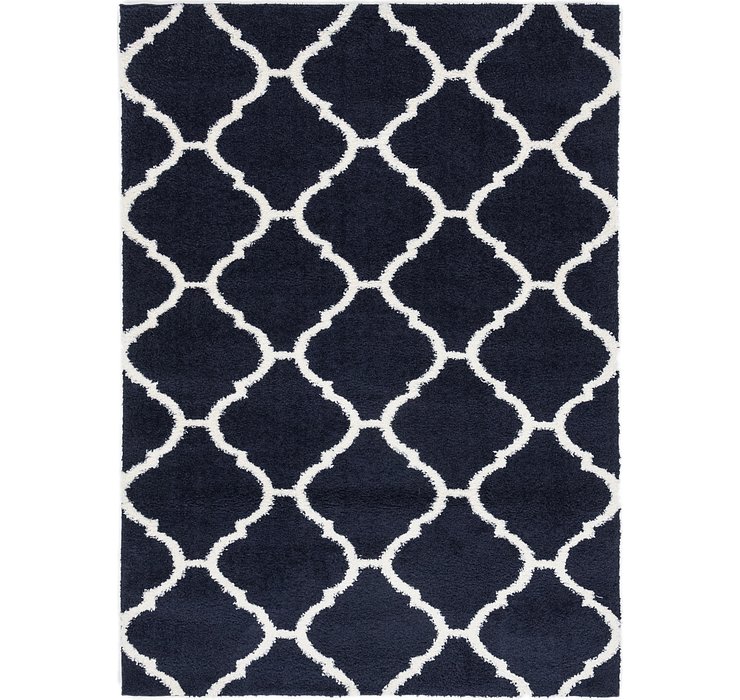 5' 2 x 7' 3 Trellis Shag Rug