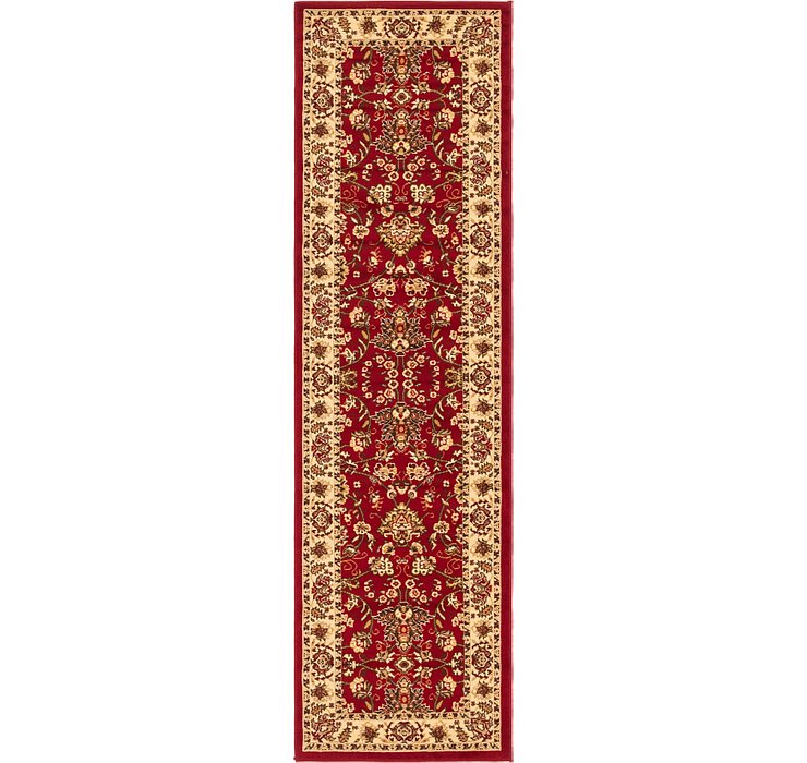 2' 7 x 10' Kashan Design Runner Rug