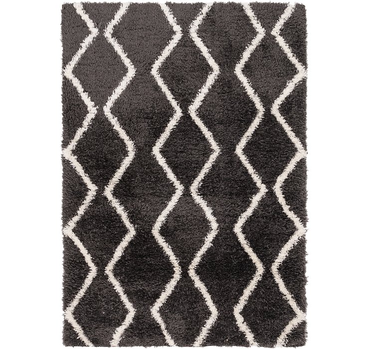 5' 4 x 7' 9 Morroccan Shag Rug