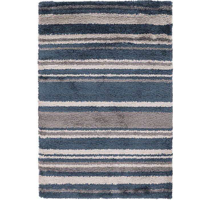 5' 3 x 7' 8 Multi-Tone Shag Rug