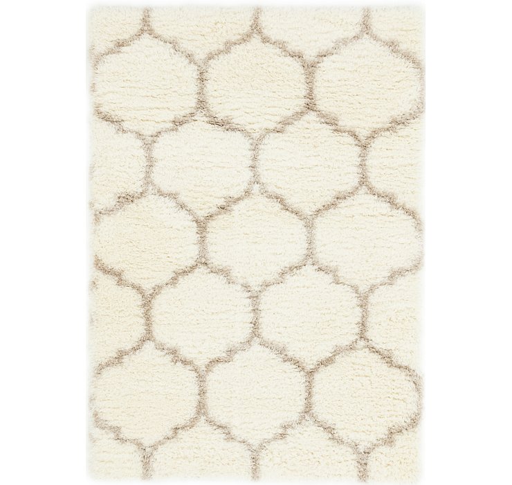 5' 3 x 7' 7 Multi-Tone Shag Rug