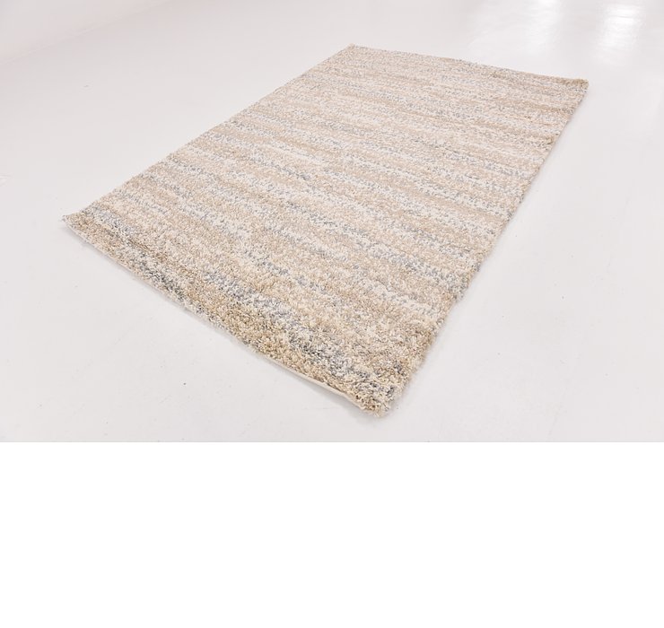 5' 4 x 7' 7 Multi-Tone Shag Rug