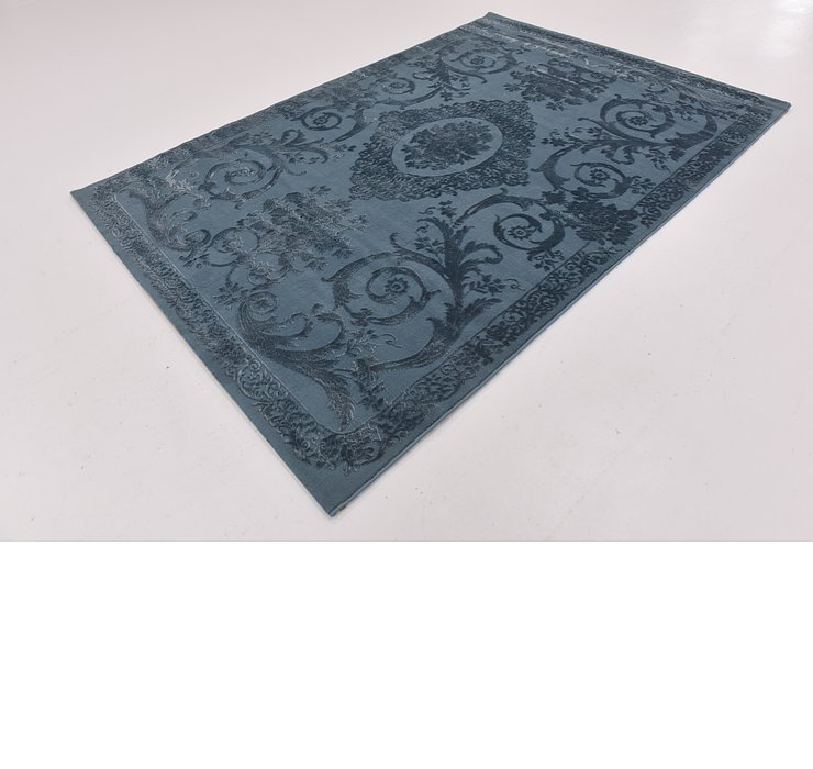 5' 3 x 7' 7 Carved Aubusson Rug