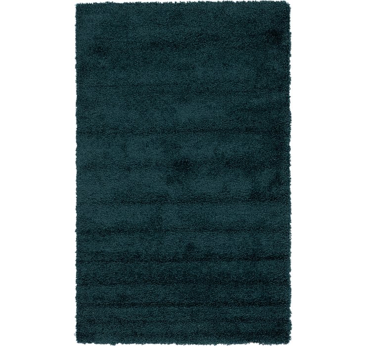 5' x 8' 2 Solid Shag Rug