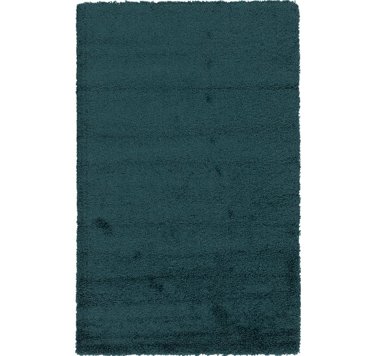 5' 2 x 8' 2 Solid Shag Rug