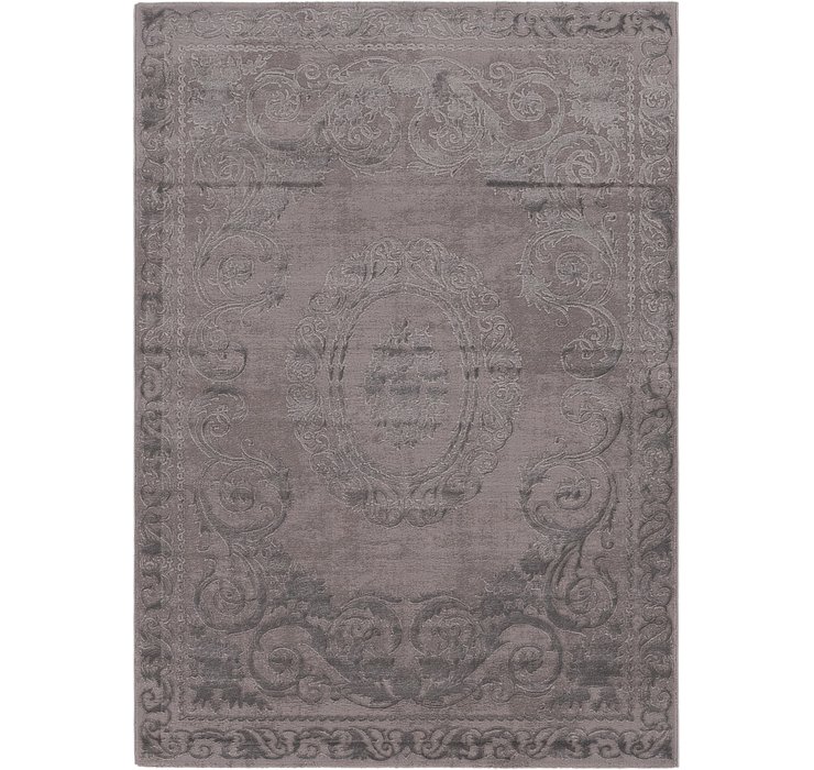 5' 3 x 7' 7 Carved Aubusson Rug