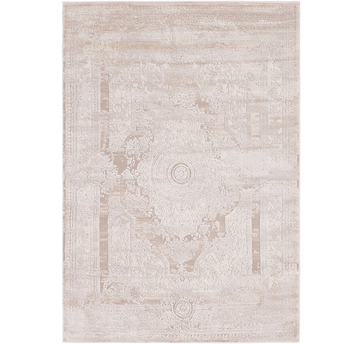 5' x 7' 8 Carved Aubusson Rug
