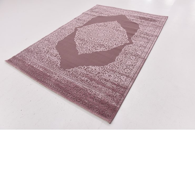 5' 3 x 7' 8 Carved Aubusson Rug