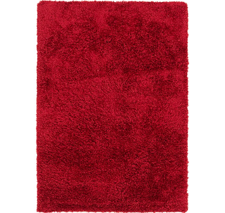 5' 4 x 7' 6 Luxe Solid Shag Rug