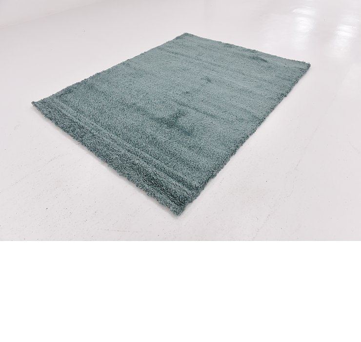 5' 3 x 6' 10 Solid Shag Rug