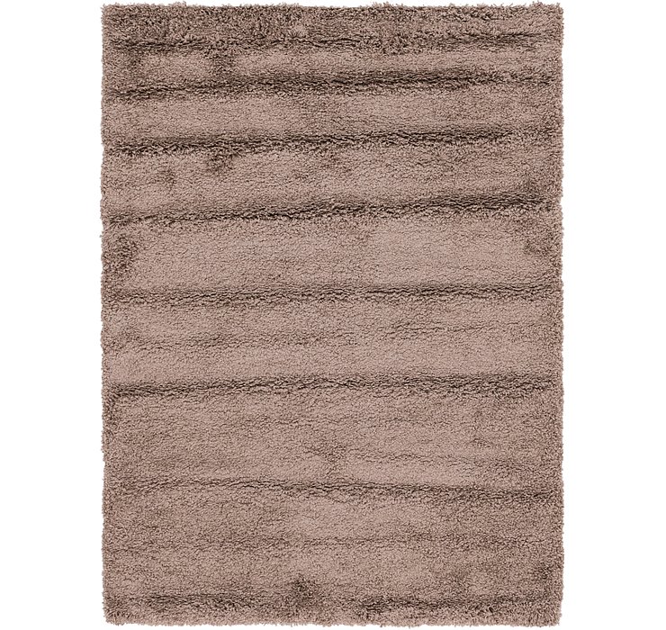 5' 5 x 7' 4 Solid Shag Rug