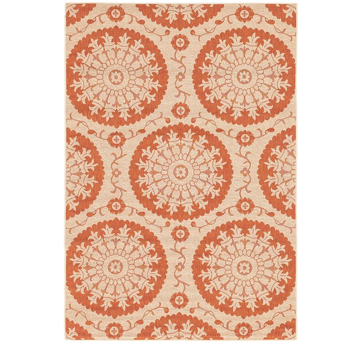 183cm x 275cm Outdoor Botanical Rug