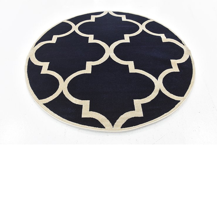 6' x 6' Lattice Round Rug