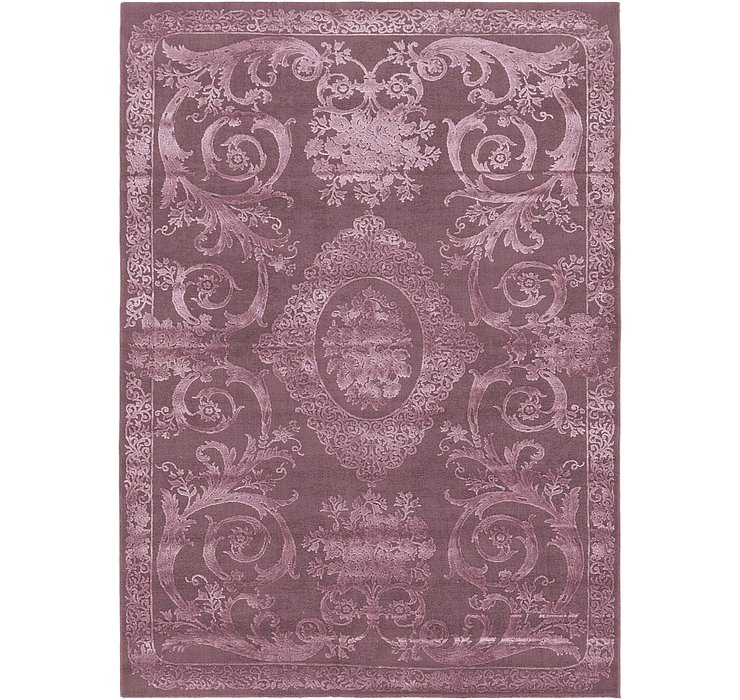 5' 3 x 7' 6 Carved Aubusson Rug
