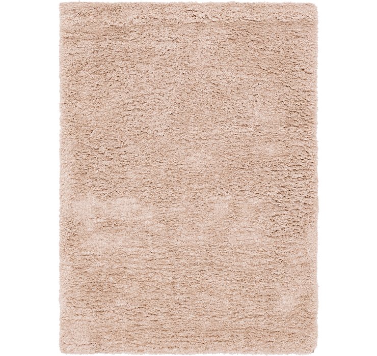 5' 4 x 7' 6 Luxe Solid Shag Rug