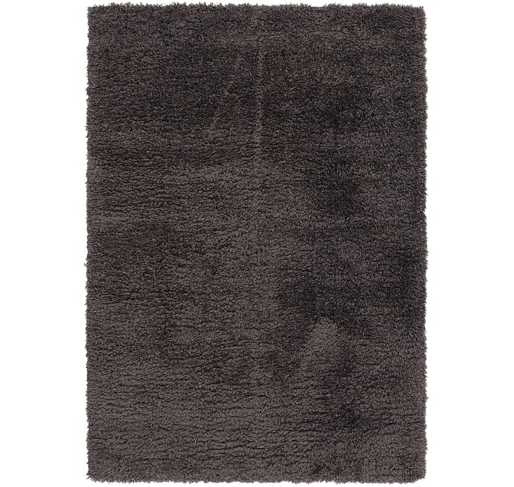 5' 4 x 7' 6 Luxe Solid Shag Rug