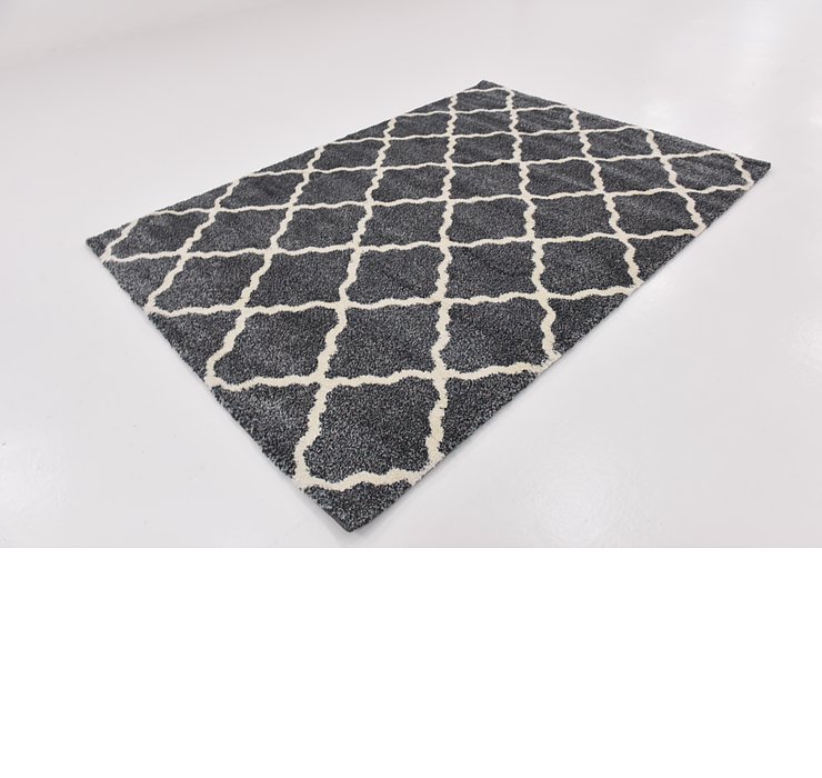 5' 4 x 7' 6 Trellis Shag Rug