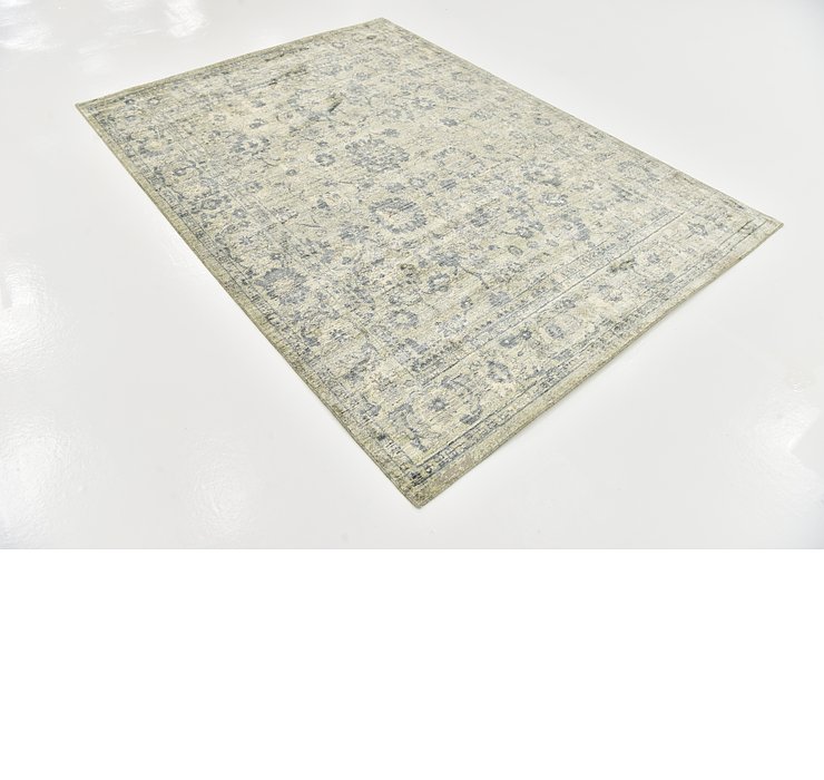 5' 2 x 7' 2 Aqua Rug