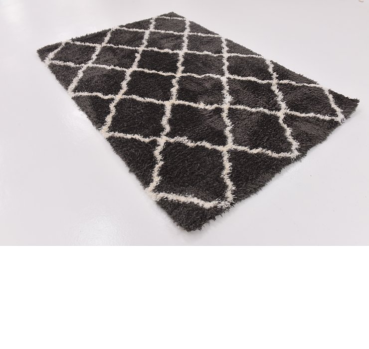 5' 5 x 7' 9 Luxe Trellis Shag Rug