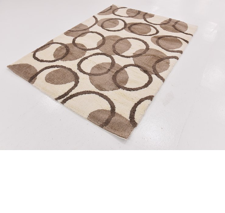 5' 4 x 7' 4 Multi-Tone Shag Rug