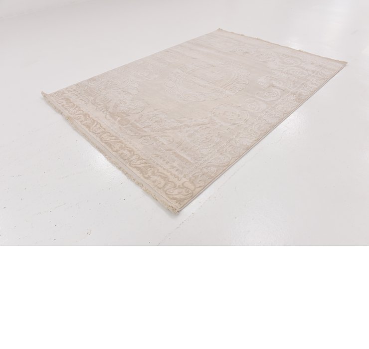 5' 4 x 7' 8 Carved Aubusson Rug